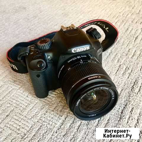 Зеркальный фотоаппарат canon eos 550d с объективом Тверь - изображение 1