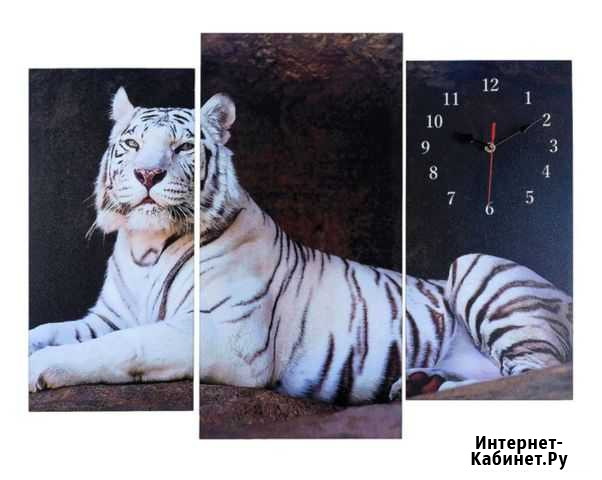 Модульная картина с часами Бийск - изображение 1