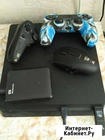 Sony PS4 slim 500g +внеш.ж. диск 2тб. + Split Fish Тольятти - изображение 1