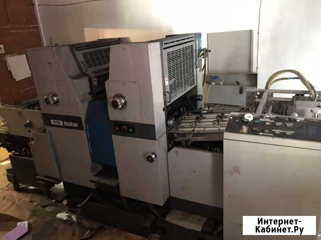 Офсетная машина Ryobi 522 2х красочная с нумератор Всеволожск - изображение 1