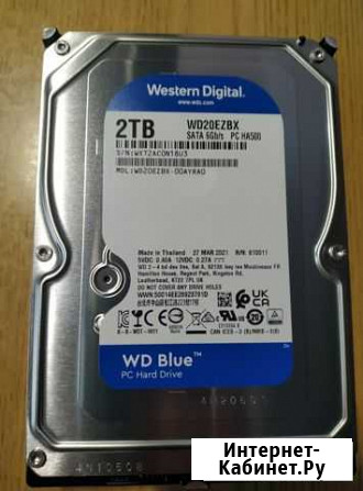 Жесткий диск 3,5 2Тб WD Blue 7200об/мин Тула - изображение 1
