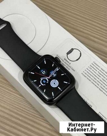 Смарт часы Apple watch 6 черные с ремнем nike Златоуст - изображение 1