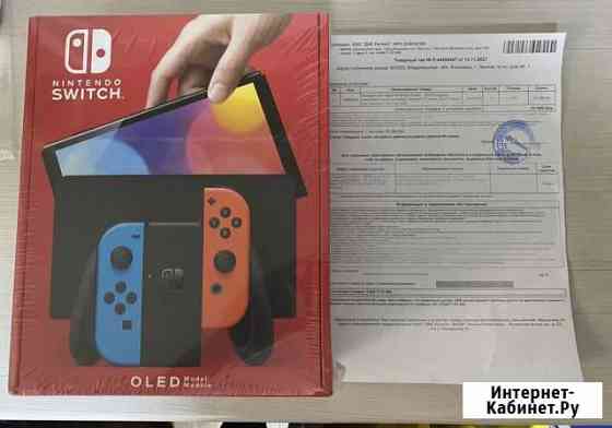 Nintendo Switch Oled Neon (Новый) 64Гб для доставк Владимир