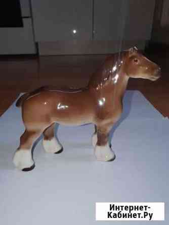Фарфоровая статуэтка СССР лфз Лошадь Ульяновск