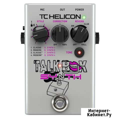 Педаль эффектов для гитар TC Helicon Talkbox Synth Иркутск - изображение 1
