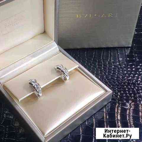 Золотые серьги Bvlgari 1.2 ct Санкт-Петербург
