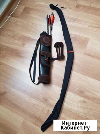 Лук (50 lbs), стрелы, колчан, крага, изолон Грозный - изображение 1