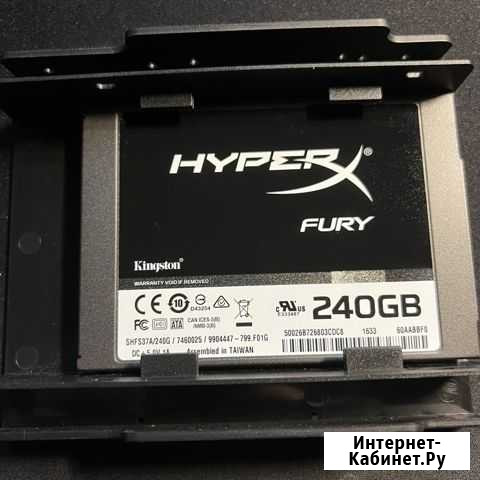 HyperX Kingston HyperX Fury 240 гб (shfs37A/240G) Липецк - изображение 1