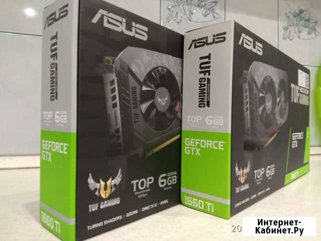 Видеокарта gtx 1660 ti Asus tuf Омск - изображение 1