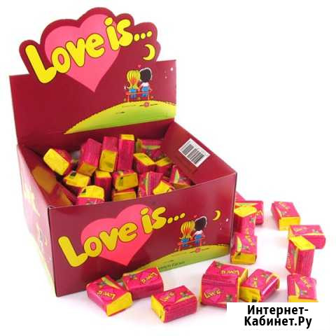 Жвачка Love is со вкусом Вишня-Лимон Челябинск - изображение 1