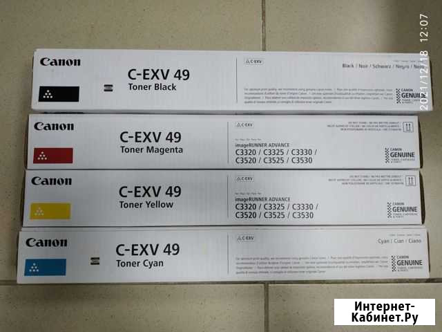 Картриджи на мфу Canon C-EXV 49 Каменск-Шахтинский - изображение 1