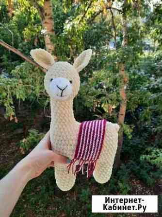Вязаные игрушки Лама Новосибирск