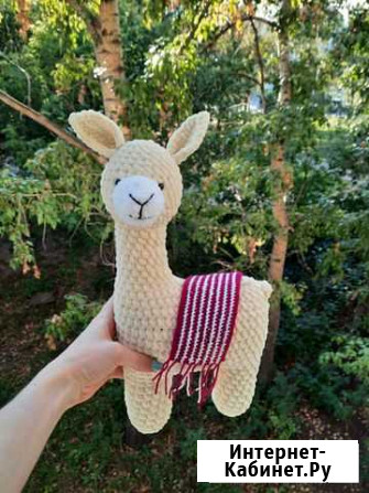 Вязаные игрушки Лама Новосибирск - изображение 1