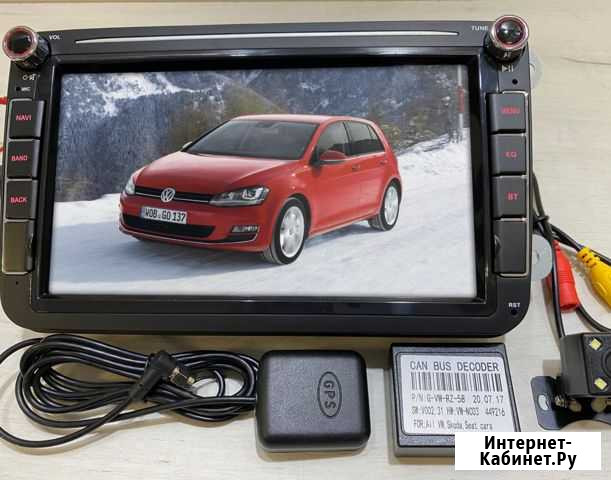 Автомагнитола на Фольксваген, Seat, Shoda +камера Санкт-Петербург - изображение 1