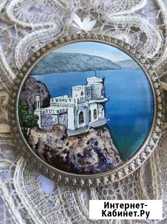 Шкатулка пудреница Ленэмальер Тверь - изображение 1