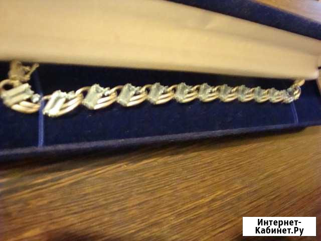 Браслет серебряный с топазами Новосибирск - изображение 1