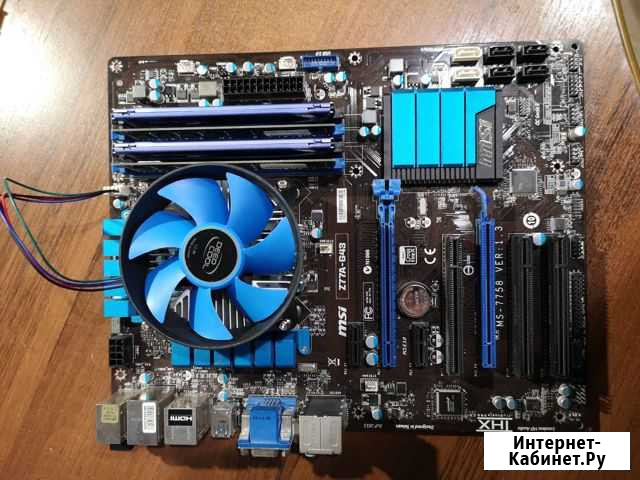 Комплект MSI Z77A-G43, проц i7-2600k, DDR3 16 гб Калуга - изображение 1