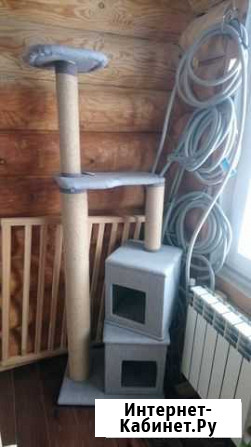 Когтеточка домик для кошки бу Иркутск - изображение 1