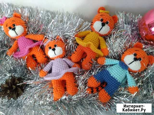 Тигрёнок вязаный крючком Комсомольск-на-Амуре - изображение 1