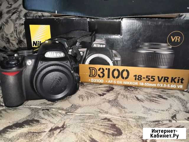 Зеркальный фотоаппарат nikon d3100 Ленинск-Кузнецкий - изображение 1