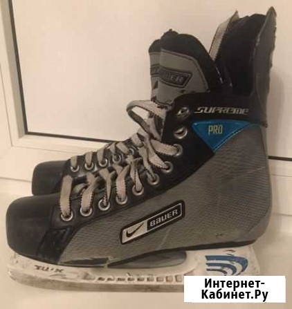 Хоккейные коньки bauer supreme pro р.41-41,5 Тверь - изображение 1