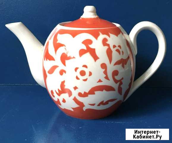 Чайник заварочный большой 0,8 л фарфоровый Красноярск - изображение 1