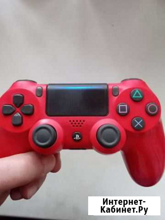 PS4 Геймпад (Джойстик) Оригинал Красный Самара - изображение 1