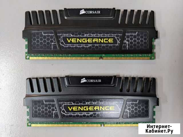 DDR3 Corsair Vengeance 8 гб (4 гб x 2) DDR3 1600 Иркутск - изображение 1