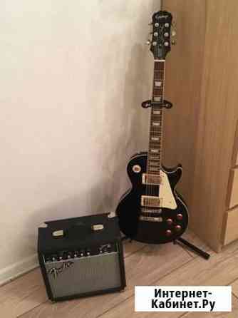 Электрогитара Epiphone LES paul standard ebony Владимир