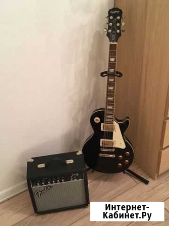 Электрогитара Epiphone LES paul standard ebony Владимир - изображение 1