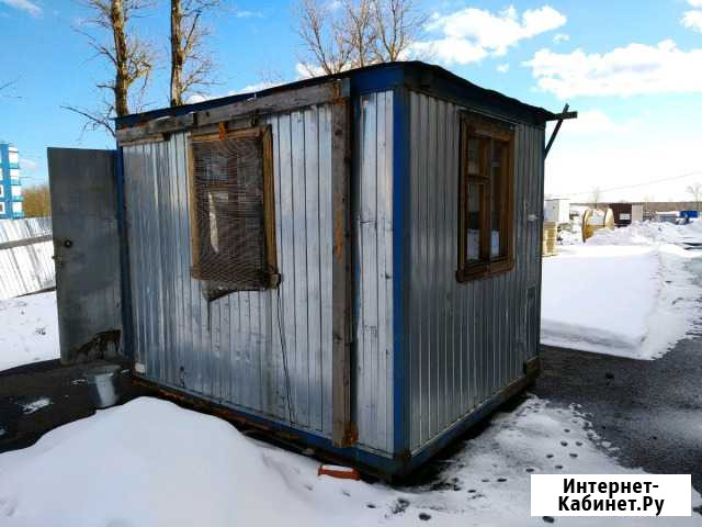 Вагончик бу 3*2,4м пост охраны бытовка бк-7 Санкт-Петербург - изображение 1