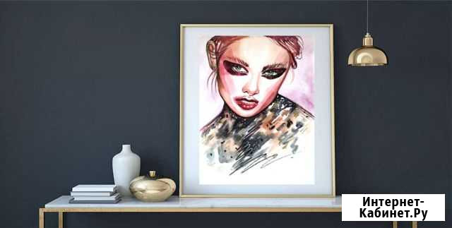 Рисунок Fashion Акварель Казань - изображение 1