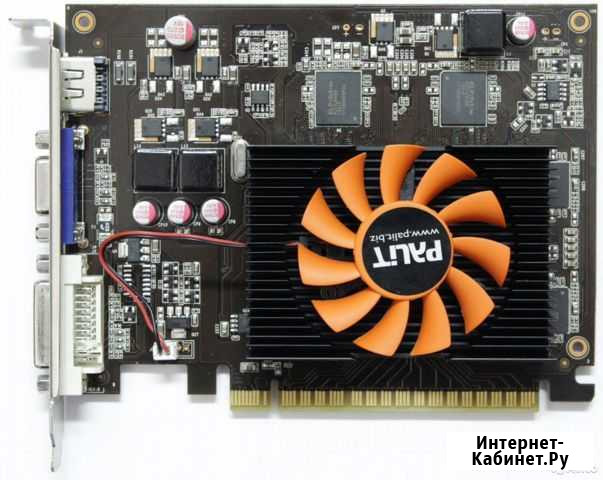 Видеокарта PCI-E DDR3 Palit GeForce GT630 1Gb hdmi Челябинск - изображение 1