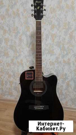 Электроакустическая гитара ibanez PF15ECE-BK Оренбург - изображение 1