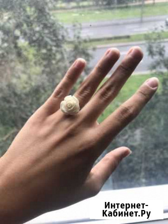 Кольцо с розой бижутерия Санкт-Петербург - изображение 1