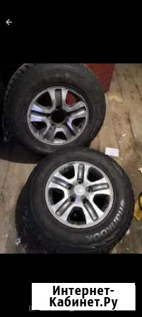 2 колеса LC100 lx470 зимние Hankook 275 65 r 17 Сургут - изображение 1