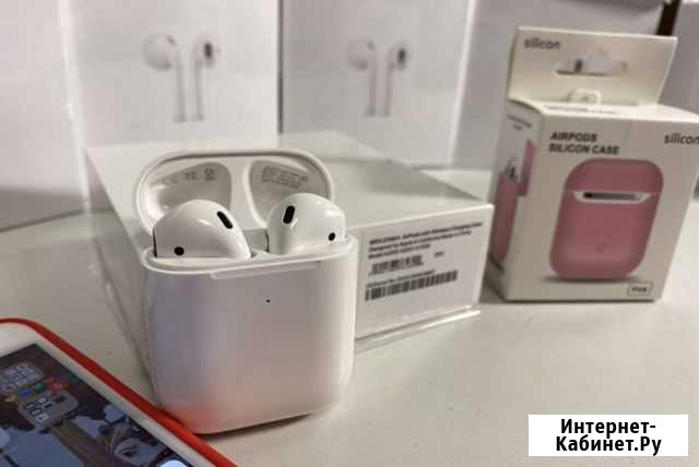 Airpods 2 лучшее премиум качество от звука до внеш Симферополь - изображение 1