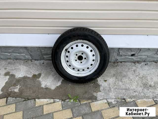 Диск с резиной r15 hankook липучка Тула - изображение 1