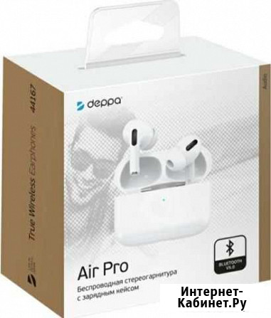 Беспроводные наушники (стерео) TWS deppa AIR PRO Новочебоксарск - изображение 1