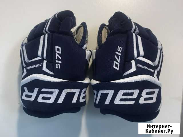 Краги хоккейные Bauer размер 8 Уфа - изображение 1