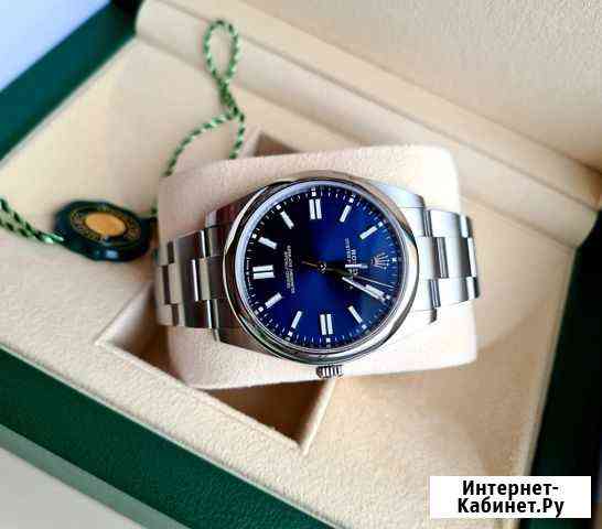 Rolex oyster perpetual 41 Blue Новосибирск