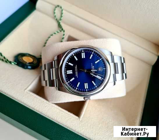 Rolex oyster perpetual 41 Blue Новосибирск - изображение 1