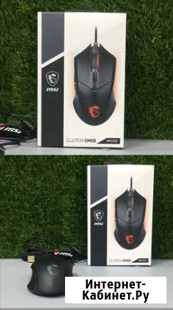 Мышь проводная MSI Clutch GM08 черный Грозный - изображение 1