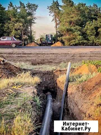 Гнб, водопровод, канализация, прокол под дорогой Красное - изображение 1