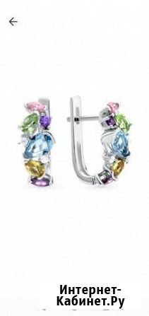 Серебряные серьги новые с бирками и чеком Челябинск - изображение 1