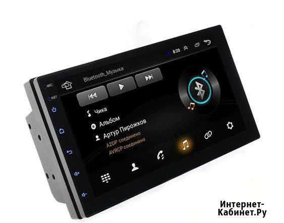 Автомагнитола 2 DIN android 10, универсальная Волжский Волгоградской области - изображение 1