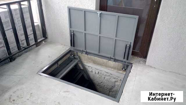 Люк напольный и лестница в подвал, цокольный этаж Волгоград - изображение 1