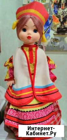 Винтажная советская кукла в национальном костюме Уфа - изображение 1