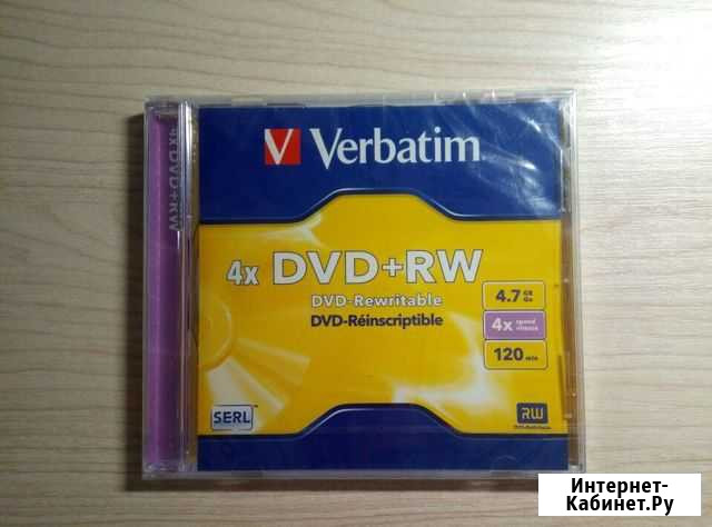 Диск Verbatim DVD+RW Verbatim 4.7Gb 4x Jewel case Воронеж - изображение 1