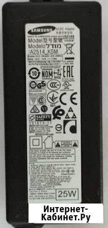 Блок питания samsung 14v 1.78a 25W оригинал Сочи - изображение 1